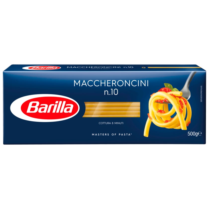 Barilla Pasta Nudeln Maccheroncini n.10 500g